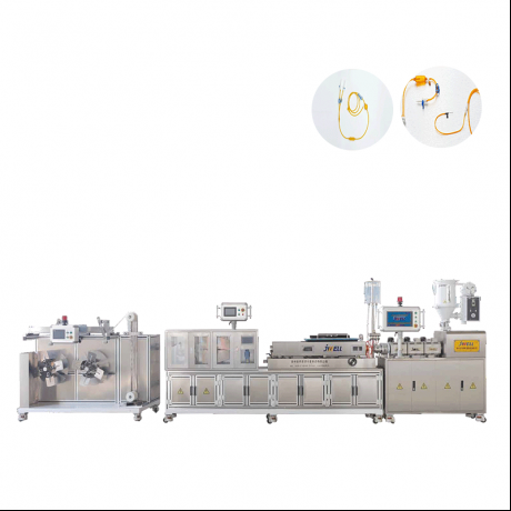 Trei straturi (două straturi) de linie de extrudare a tuburilor de perfuzie medicală rezistentă la lumină