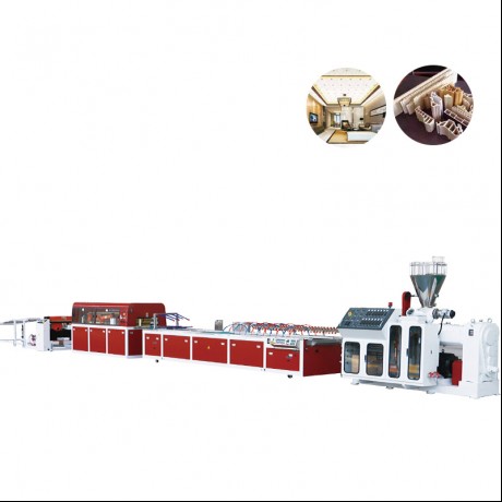Linie de extrudare a plăcilor de asamblare rapidă JWELL PVC lemn-plastic