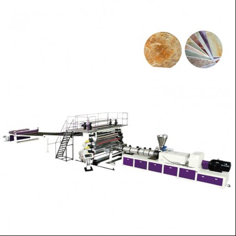 Decorare PVC / Linie de extrudare a foii de marmură