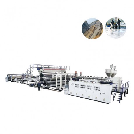 TPO PVC EVA PE Linie de extrudare impermeabilă