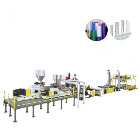 Linie de extrudare a foilor PET cu ventilație fără uscător cu două șuruburi