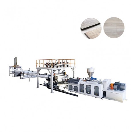 Linie de extrudare a podelei din piatră-plastic SPC de la Jwell Machinery China