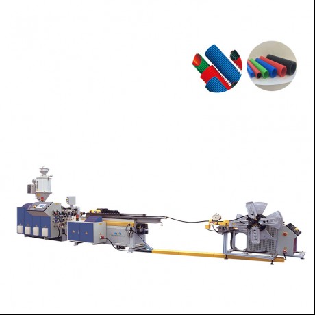 Linie de extrudare a țevilor ondulate PA / PE / PP / PVC cu un singur perete, cu pereți dubli