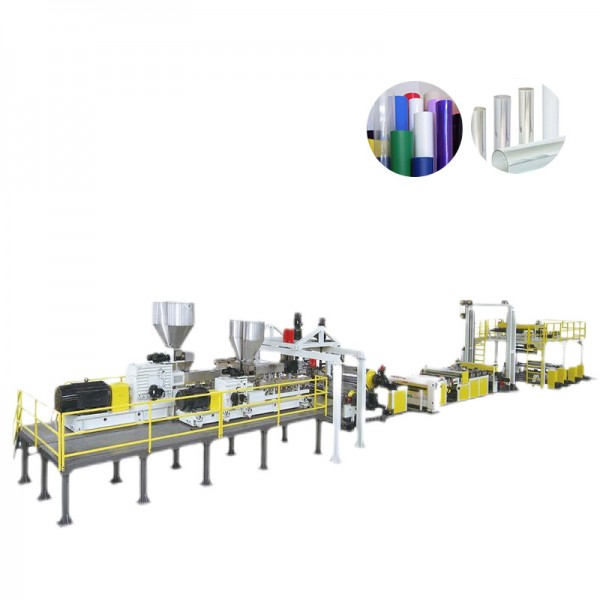 Linie de extrudare a foilor PET cu ventilație fără uscător cu două șuruburi
