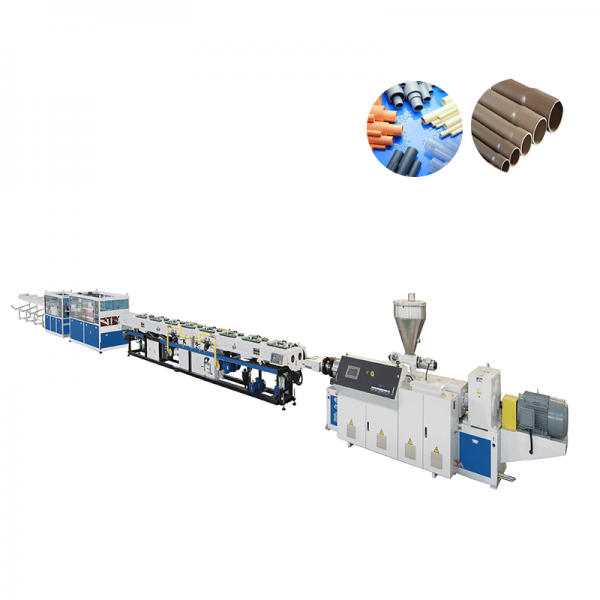 UPVC/CPVC extrudare dublă, linie de extrudare cu patru fire